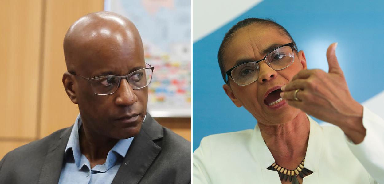 Sérgio Camargo e Marina Silva