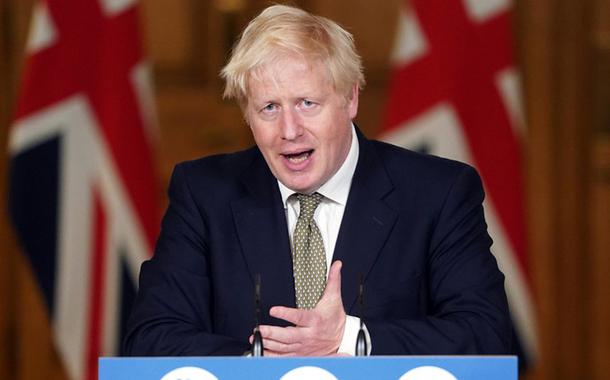 O primeiro-ministro do Reino Unido, Boris Johnson