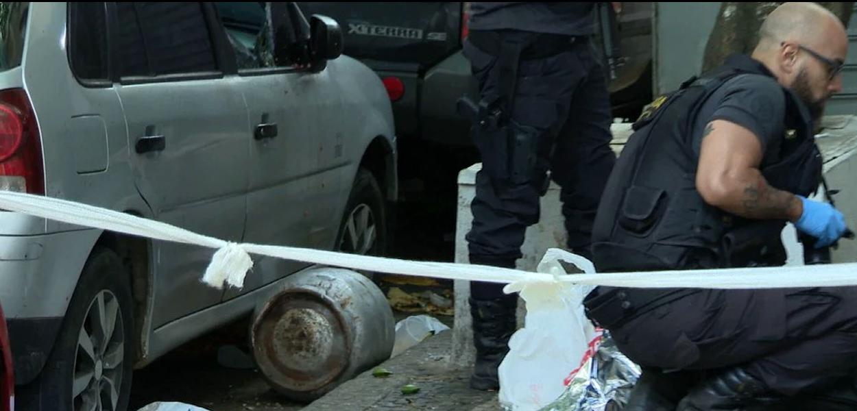 RJ: Pedestre morre atingido por botijão de gás lançado de janela