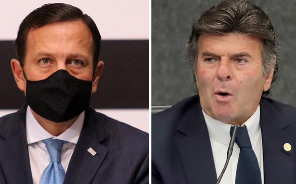 João Doria e Luiz Fux.