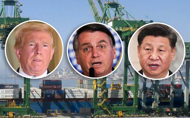 Trump, Bolsonaro e Xi Jinping