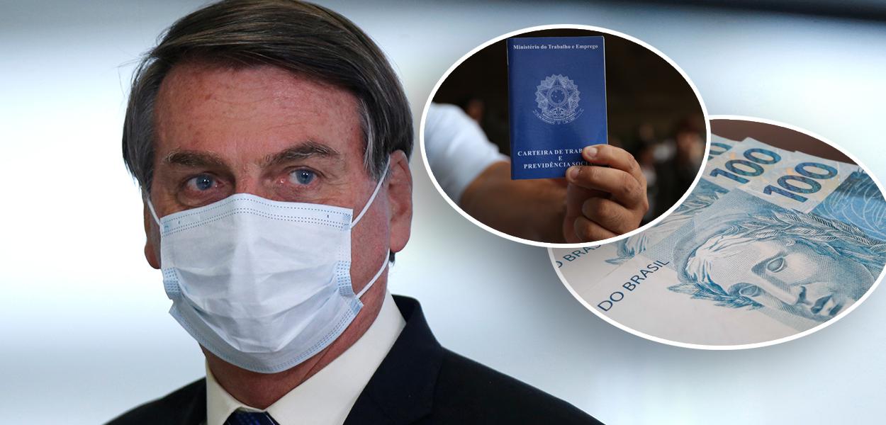 Jair Bolsonaro, carteira de trabalho e dinheiro