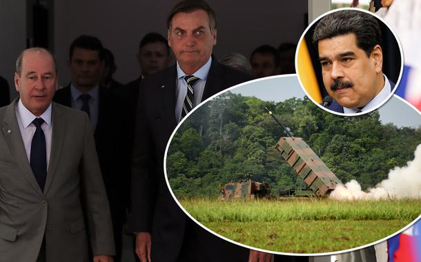 Fernando Azevedo, Bolsonaro e Nicolás Maduro