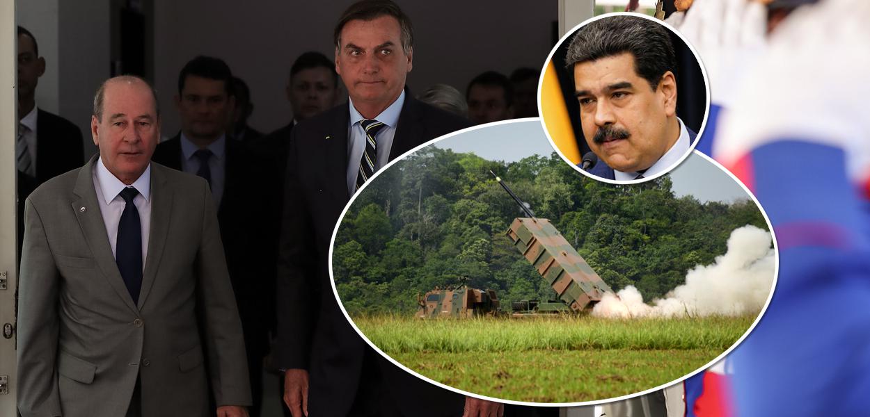 Fernando Azevedo, Bolsonaro e Nicolás Maduro