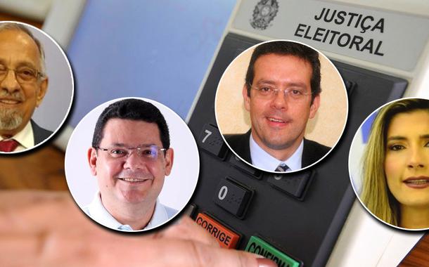 João Capiberibe, o Capi (PSB), Josiel (DEM), Dr Furlan (Cidadania) e Patrícia Ferraz (Podemos)