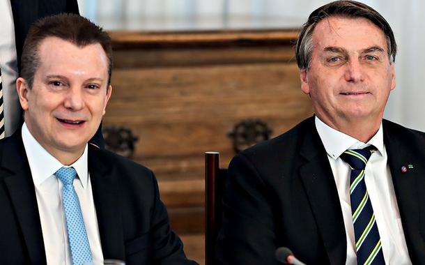 Celso Russomanno e Jair Bolsonaro