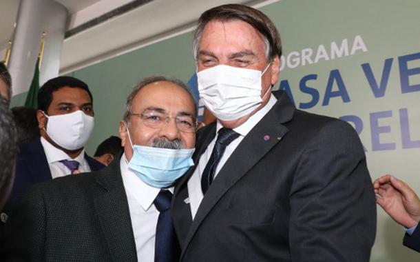 Chico Rodrigues e Jair Bolsonaro