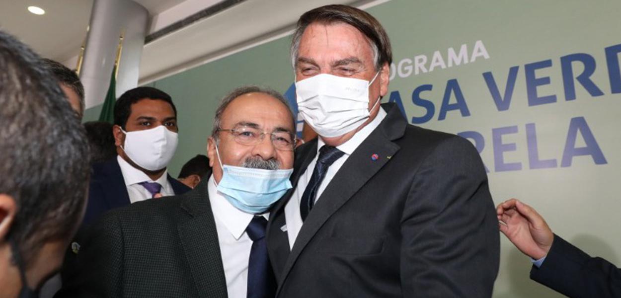 Chico Rodrigues e Jair Bolsonaro