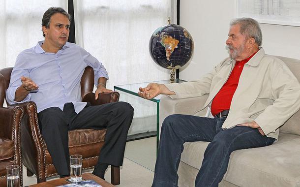 Governador Camilo Santana e o ex-presidente Lula