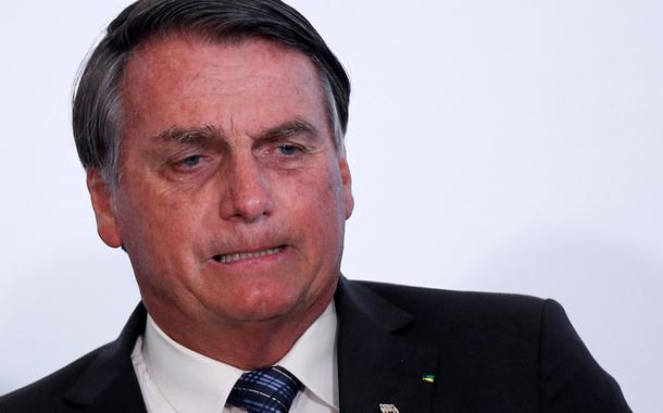 Presidente Jair Bolsonaro durante cerimônia no Palácio do Planalto. 14/10/2020