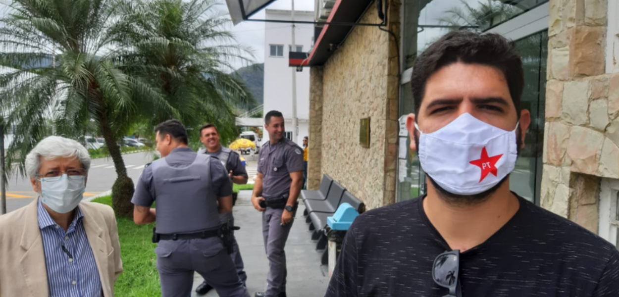 Luan Moreno, presidente do PT em Caraguatatuba