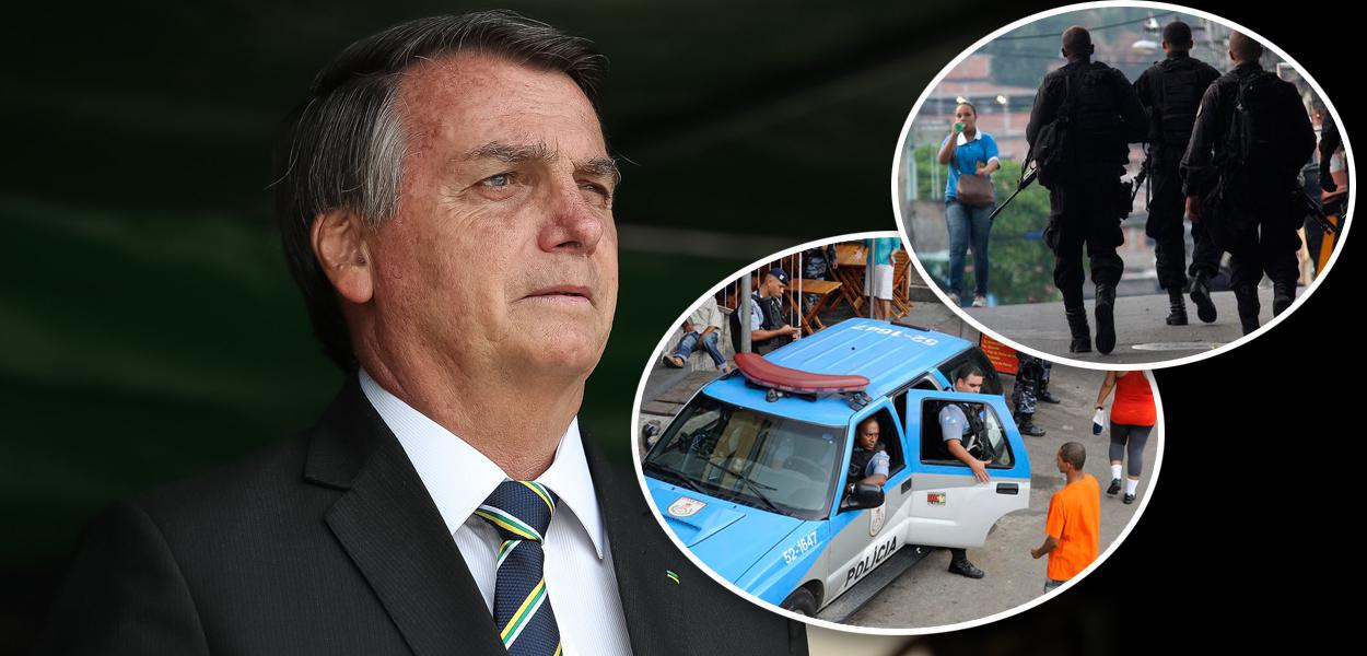 Jair Bolsonaro e polícia do Rio de Janeiro