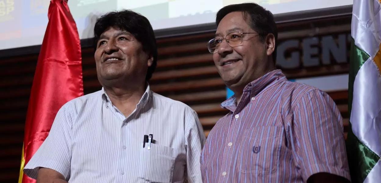Evo Morales e Luis Arce