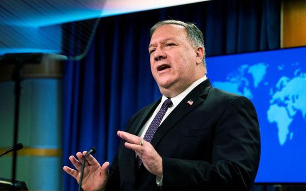 Secretário de Estado dos EUA, Mike Pompeo