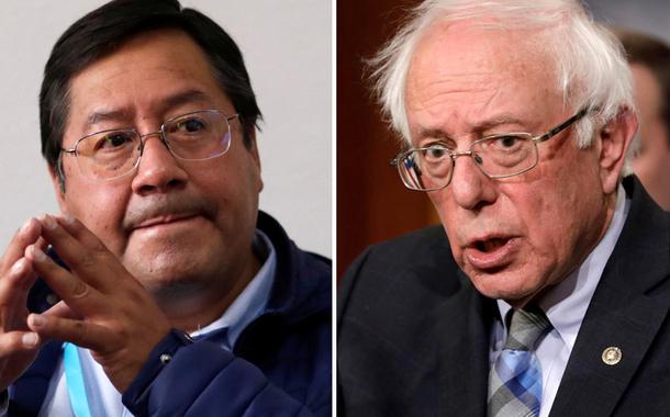 Luis Arce e Bernie Sanders