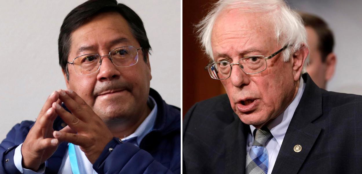 Luis Arce e Bernie Sanders