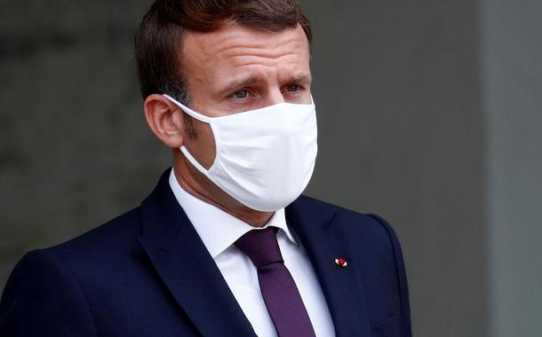 O presidente francês Emmanuel Macron