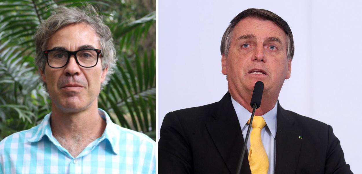 Bruno Paes Manso e Jair Bolsonaro