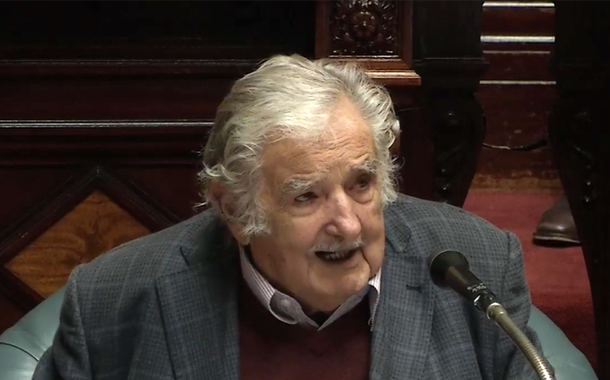 José 'Pepe' Mujica, ex-presidente e senador do Uruguai, em seu discurso de renúncia.