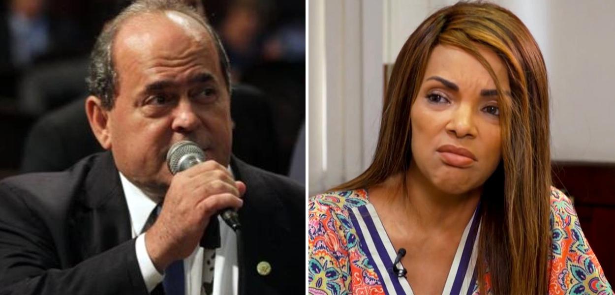 Ex-deputado Pedro Augusto (PSD) e Flordelis