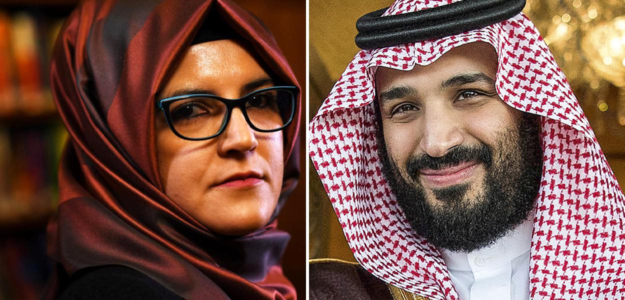 Hatice Cengiz e Mohammed bin Salman
