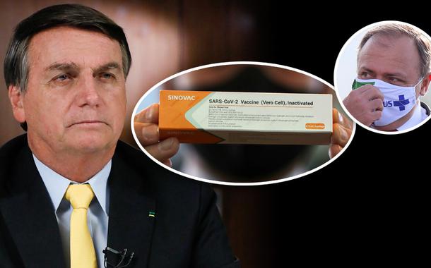 Bolsonaro, Coronavac e Pazuello