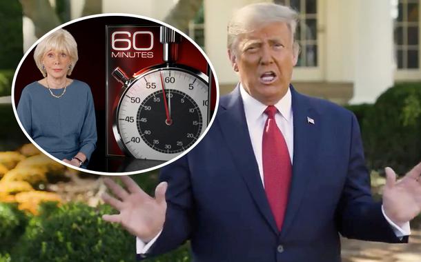 Lesley Stahl e Donald Trump