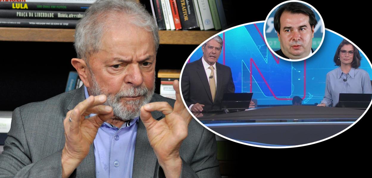 Lula, Jornal Nacional e Rodrigo Maia