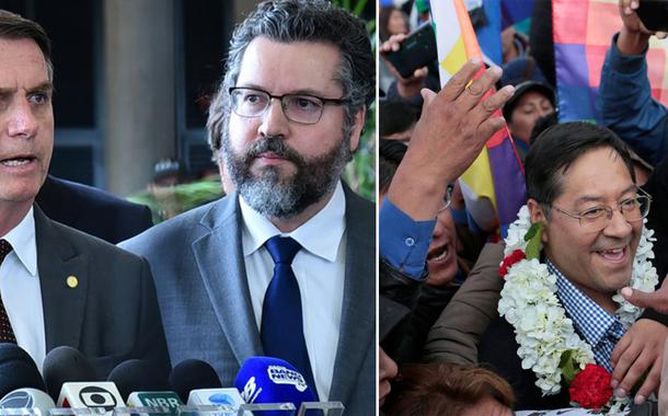 Jair Bolsonaro e Ernesto Araújo