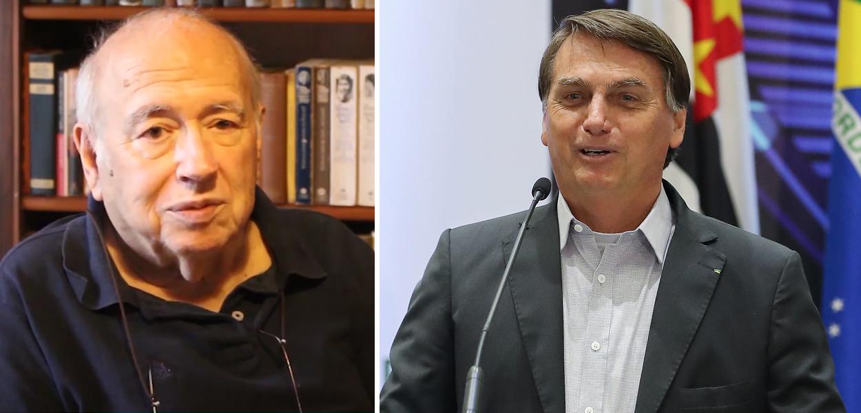 Luis Fernando Verissimo e Jair Bolsonaro