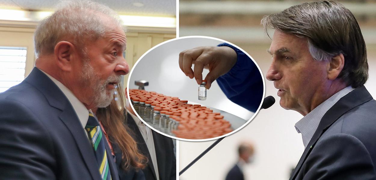 Lula, CoronaVac e Bolsonaro