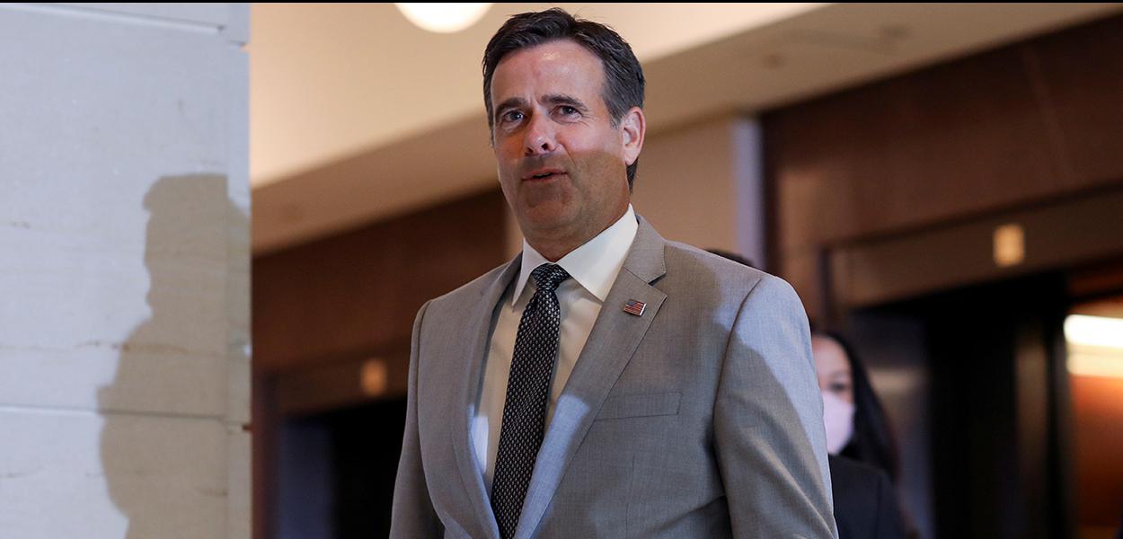 Diretor Nacional de Inteligência dos EUA, John Ratcliffe, em Washington. 02/07/2020