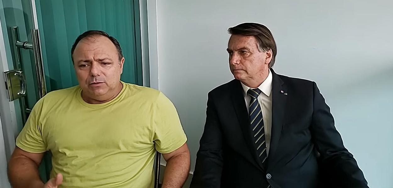 Pazuello e Bolsonaro