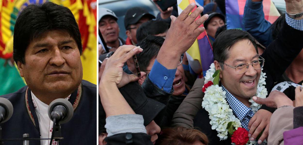 Evo Morales e Lucho Arce