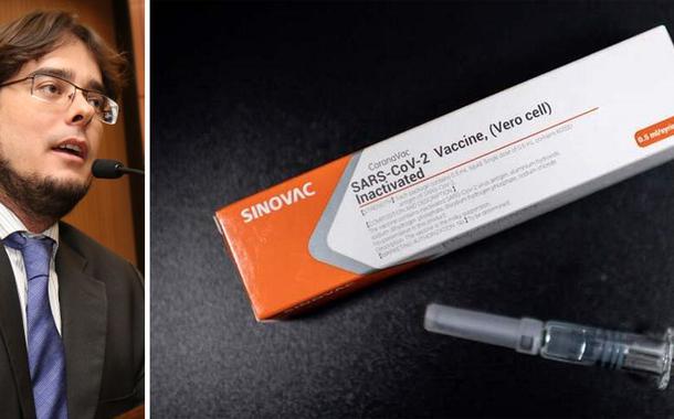 Pedro Tourinho e a vacina CoronaVac