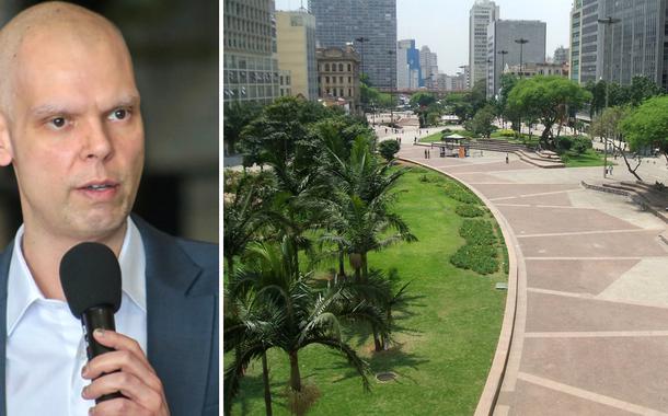 Bruno Covas e Vale do Anhangabaú