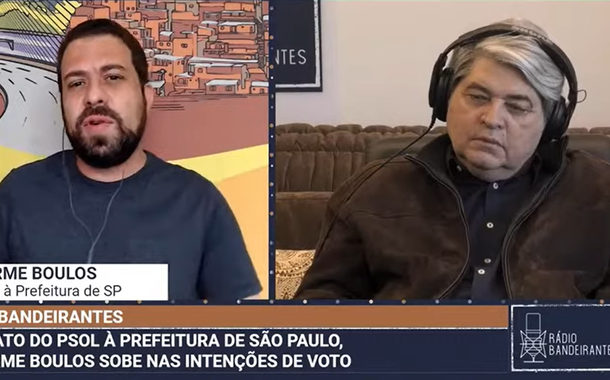 Guilherme Boulos e José Luiz Datena