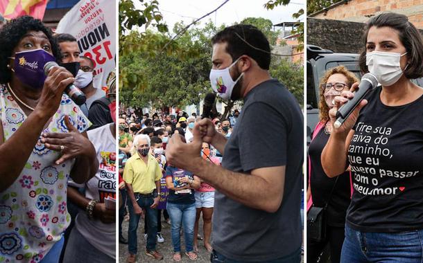 Benedita da Silva, Guilherme Boulos e Manuela d'Ávila