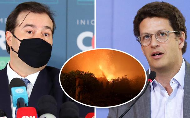 Rodrigo Maia, Pantanal em chamas e Ricardo Salles