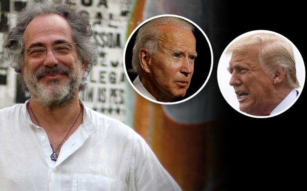 Pepe Escpbar, Joe Biden e Donald Trump