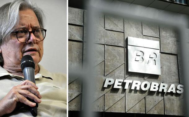 Paulo Moreira Leite e fachada da Petrobras