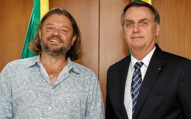 Richard Rasmussen e Jair Bolsonaro