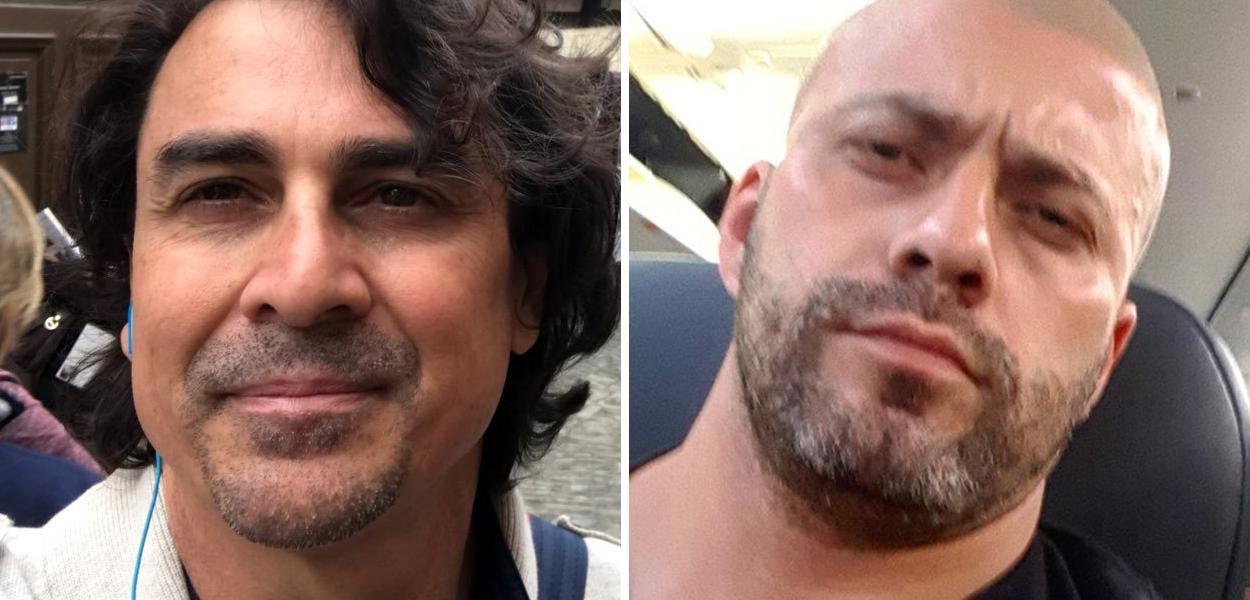 Médico Sérgio Marcussi e o deputado Daniel Silveira (PSL-RJ)