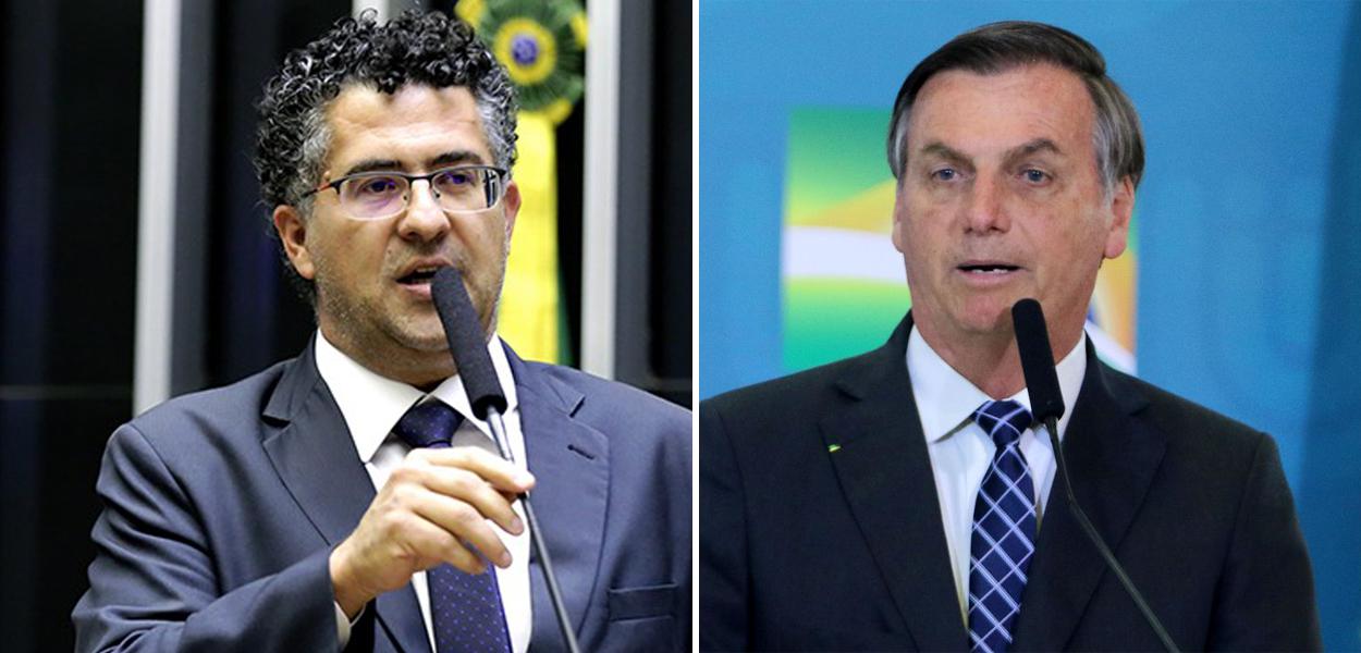 Alencar Santana Braga e Jair Bolsonaro