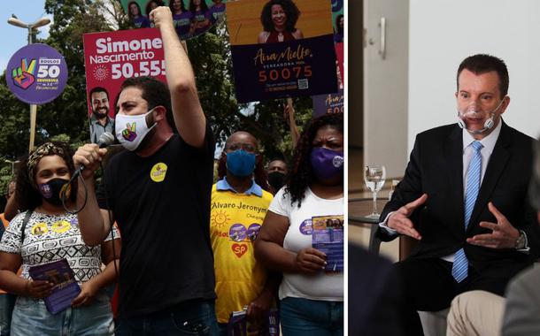 Guilherme Boulos e Celso Russomanno