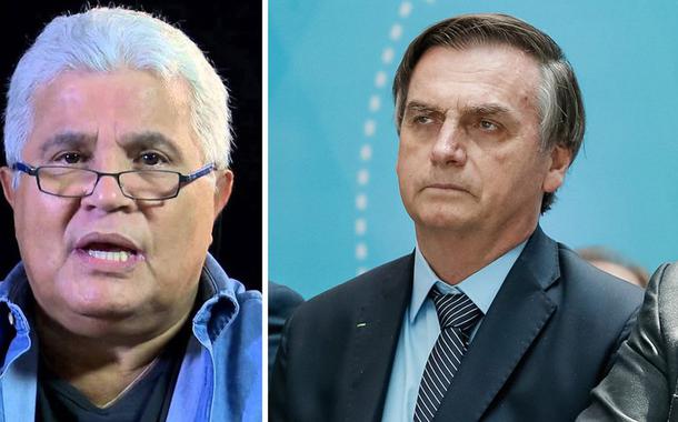 Ricardo Noblat e Jair Bolsonaro