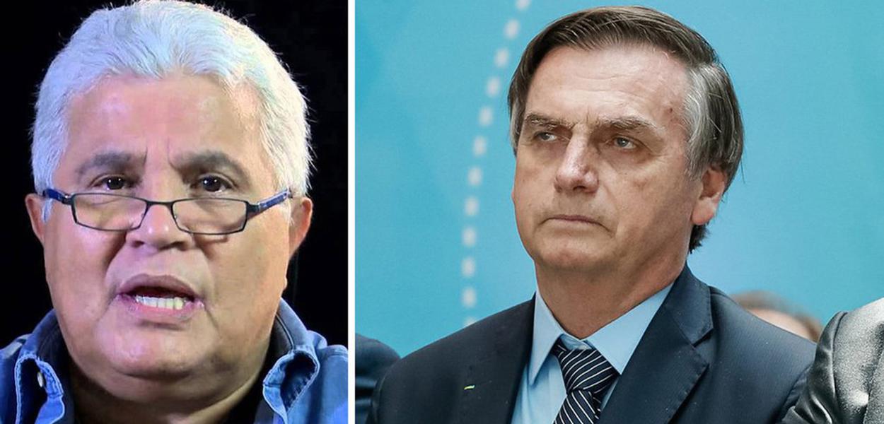 Ricardo Noblat e Jair Bolsonaro