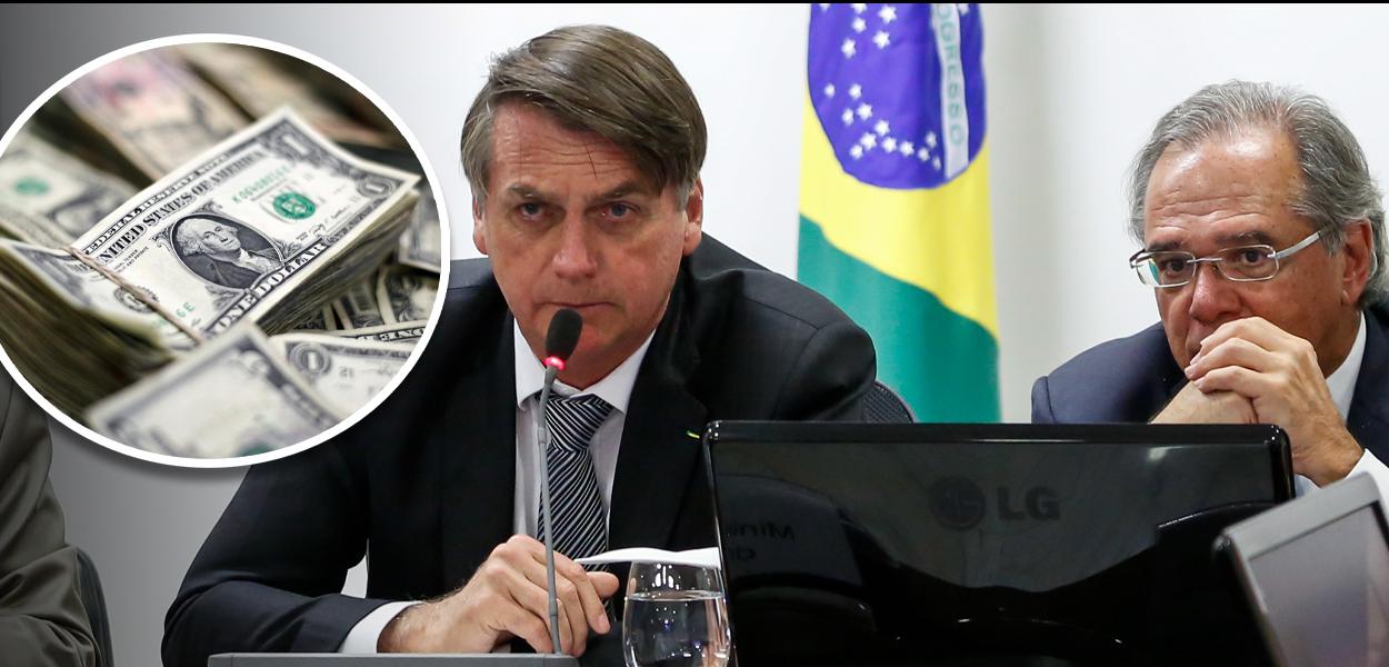 Jair Bolsonaro e Paulo Guedes