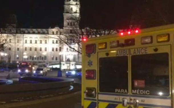 Local onde o ataque ocorreu em Québec, foi isolado