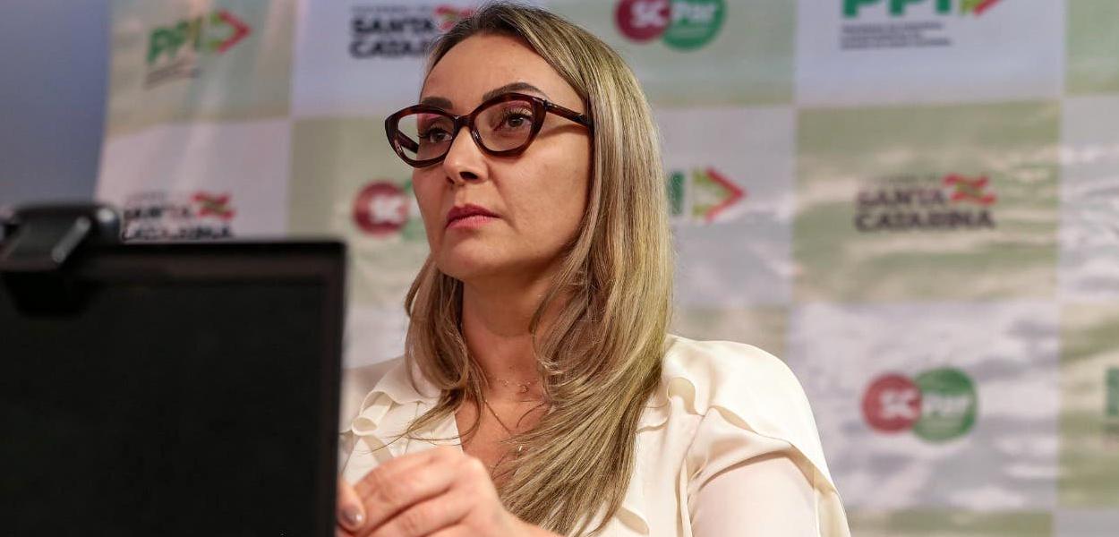 Daniela Reinehr, governadora interina de Santa Catarina